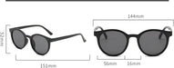 Gafas de sol retro con montura redonda pequeña para hombre y mujer - Quierox - Tienda Online