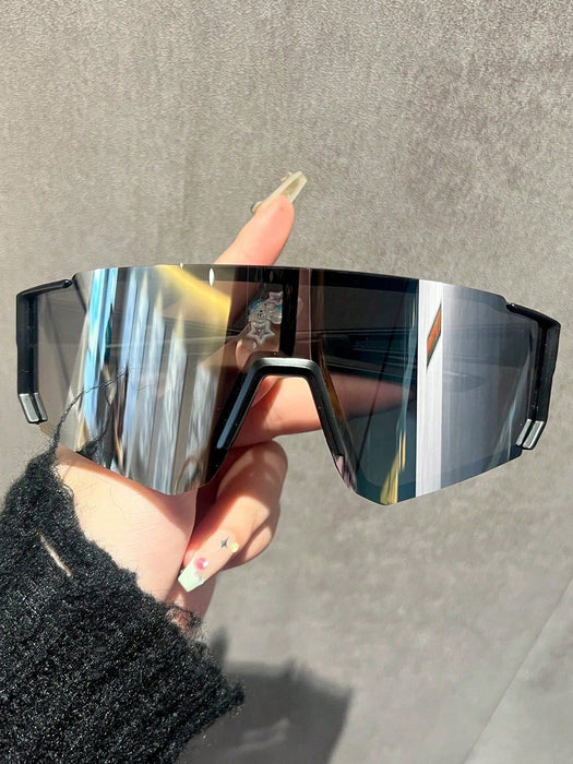 Gafas deportivas de ciclismo con montura grande para hombre, lentes degradadas, modernas - Quierox - Tienda Online