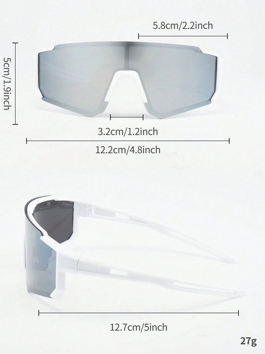 Gafas deportivas de ciclismo con montura grande para hombre, lentes degradadas, modernas - Quierox - Tienda Online