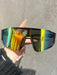 Gafas deportivas de ciclismo con montura grande para hombre, lentes degradadas, modernas - Quierox - Tienda Online