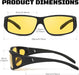 Gafas para conducir de noche para hombres y mujeres de visión nocturna antirreflejos - Quierox - Tienda Online