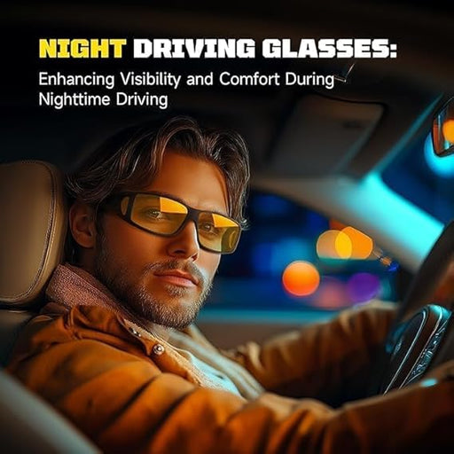 Gafas para conducir de noche para hombres y mujeres de visión nocturna antirreflejos - Quierox - Tienda Online