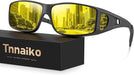 Gafas para conducir de noche para hombres y mujeres de visión nocturna antirreflejos - Quierox - Tienda Online