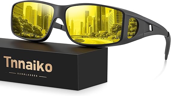 Gafas para conducir de noche para hombres y mujeres de visión nocturna antirreflejos - Quierox - Tienda Online