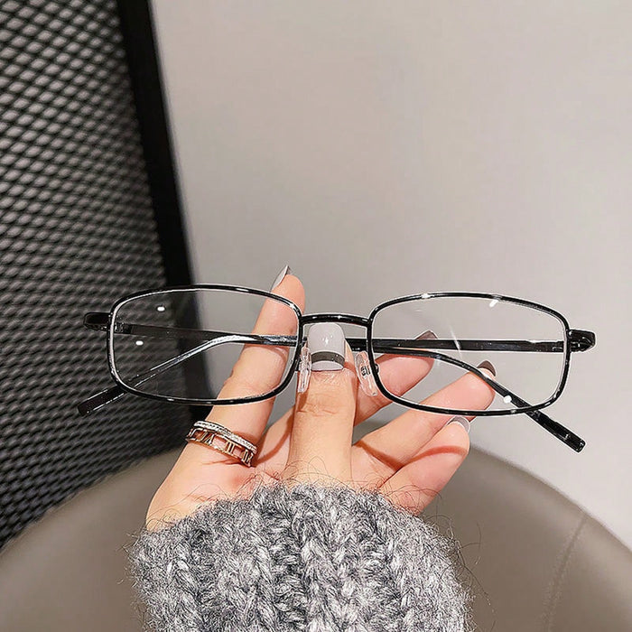 Gafas retro de montura pequeña Y2K con montura negra, unisex - Quierox - Tienda Online