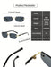 Gafas unisex de montura pequeña sin aro, ideales para la playa o para conducir en verano. - Quierox - Tienda Online