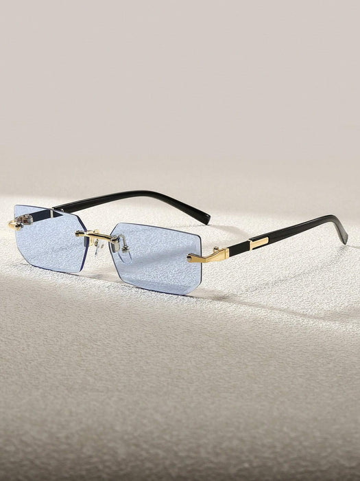 Gafas unisex de montura pequeña sin aro, ideales para la playa o para conducir en verano. - Quierox - Tienda Online