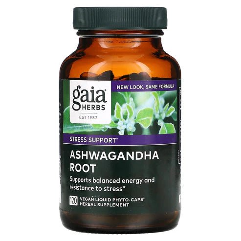 Gaia Herbs, Raíz de Ashwagandha, 120 Cápsulas Vegetales Líquidas - Quierox - Tienda Online