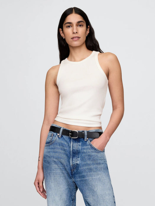 GAP Moderna camiseta sin mangas con cuello halter y canalé - Quierox - Tienda Online