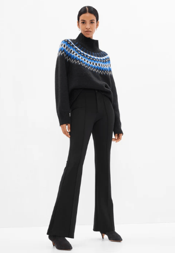 GAP Pantalones acampanados de talle alto con abertura en el cuello - Quierox - Tienda Online