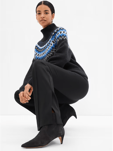 GAP Pantalones acampanados de talle alto con abertura en el cuello - Quierox - Tienda Online