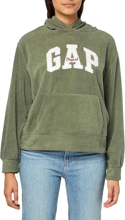 Gap Sudadera con Capucha de Microfibra con Logotipo en V para Mujer - Quierox - Tienda Online