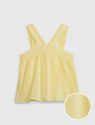 Gap Top con cuello halter texturizado para niños - Quierox - Tienda Online