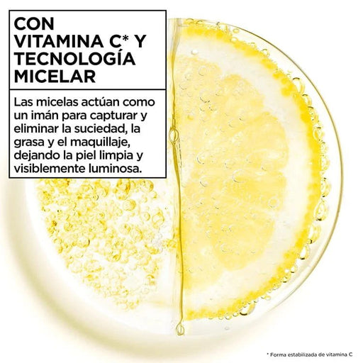 Garnier SkinActive Agua micelar limpiadora con vitamina C - Quierox - Tienda Online