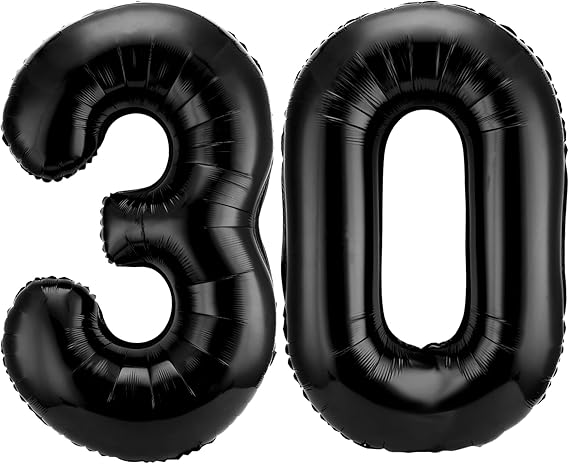 Gejoy Globos gigantes del número 30 de 40 pulgada - Quierox - Tienda Online