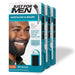 Gel aplicable con cepillo para bigote y barba Just For Men Pack de 3, Negro azabache - Quierox - Tienda Online