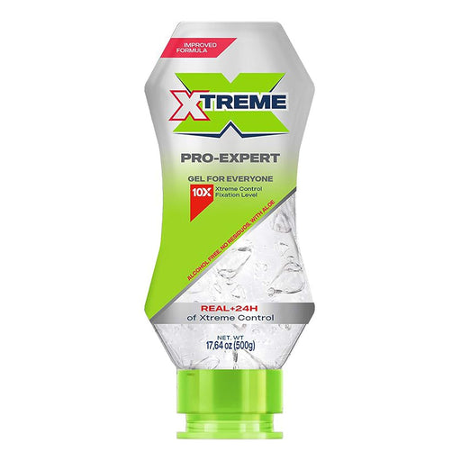 Gel de peinado Xtreme Pro - Expert Clear, sin alcohol - Quierox - Tienda Online