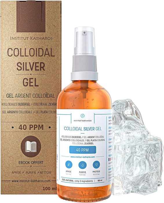 Gel de Plata Coloidal Pura 40 PPM • 100% Natural - Quierox - Tienda Online
