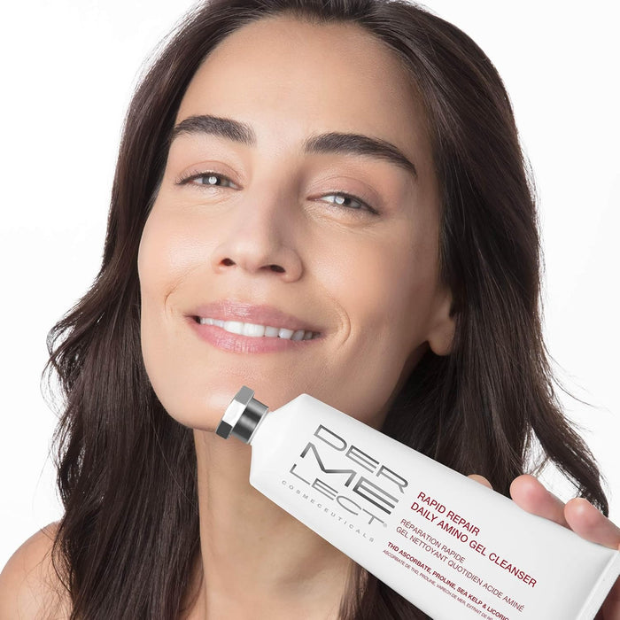 Gel limpiador diario con aminoácidos Dermelect Rapid Repair - Quierox - Tienda Online