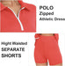 GGOV Vestido de Dos Piezas para Mujer, para Tenis, Golf, Ejercicio Deportivo, Deportivo, con Bolsillo Separado - Quierox - Tienda Online