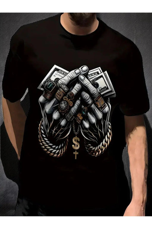 Gildan Camiseta de manga corta con estampado llamativo de verano, camisa estampada - Quierox - Tienda Online