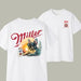GILDAN Camiseta de manga corta para hombre con el logo de Miller Light - Quierox - Tienda Online