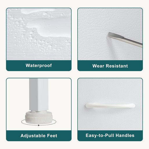 GlasFlength Soporte de TV para televisión, moderno con almacenamiento de tela - Quierox - Tienda Online