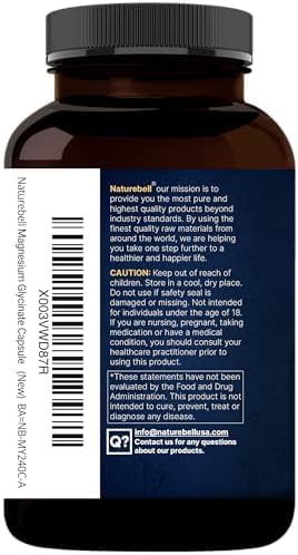 Glicinato de magnesio de 500 mg, 240 cápsulas, 100 % quelado para una máxima absorción - Quierox - Tienda Online