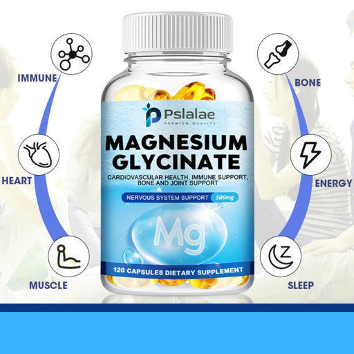 Glicinato de magnesio Pslalae 120 cápsulas - Quierox - Tienda Online