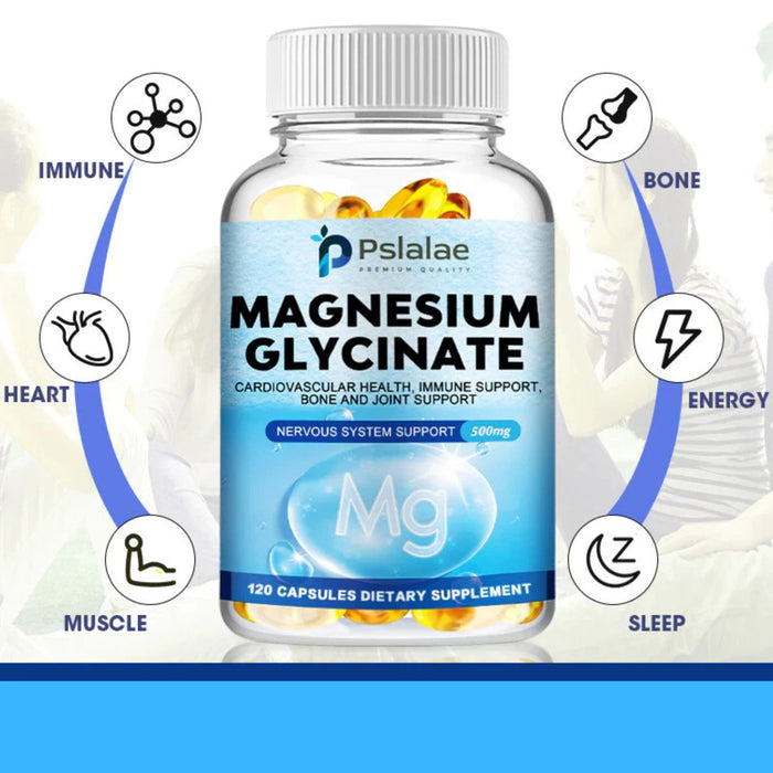 Glicinato de magnesio Pslalae 120 cápsulas - Quierox - Tienda Online