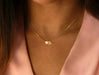 Glimmerst Collar de Corazón con Inicial de Acero Inoxidable - Quierox - Tienda Online