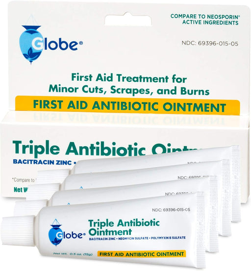 Globe Triple Antibiótico Primeros Auxilios, 0.5 oz (paquete de 4) - Quierox - Tienda Online