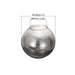 Globo de repuesto para pantalla de lámpara de cristal gris - Quierox - Tienda Online
