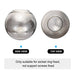 Globo de repuesto para pantalla de lámpara de cristal gris - Quierox - Tienda Online