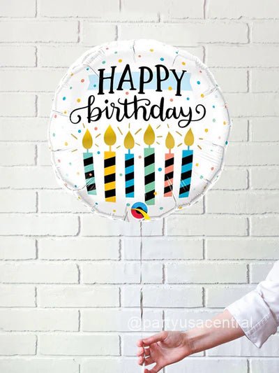 Globos de helio con velas de cumpleaños - Quierox - Tienda Online