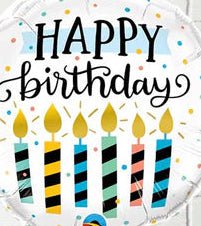 Globos de helio con velas de cumpleaños - Quierox - Tienda Online