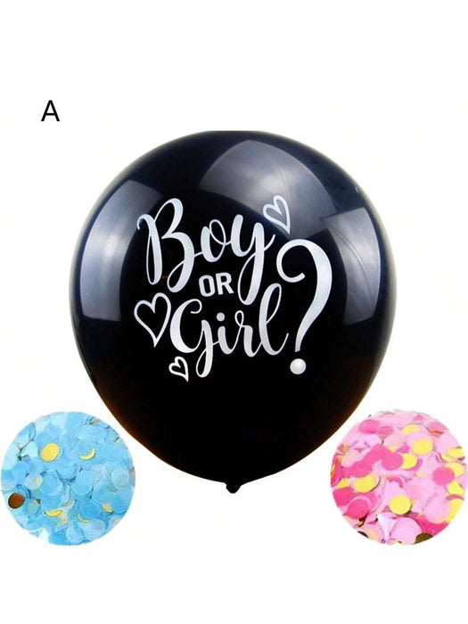Globos para revelar el género, fiesta de revelación de género, 2 confeti rosa y azul - Quierox - Tienda Online