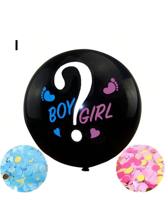 Globos para revelar el género, fiesta de revelación de género, 2 confeti rosa y azul - Quierox - Tienda Online