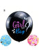 Globos para revelar el género, fiesta de revelación de género, 2 confeti rosa y azul - Quierox - Tienda Online