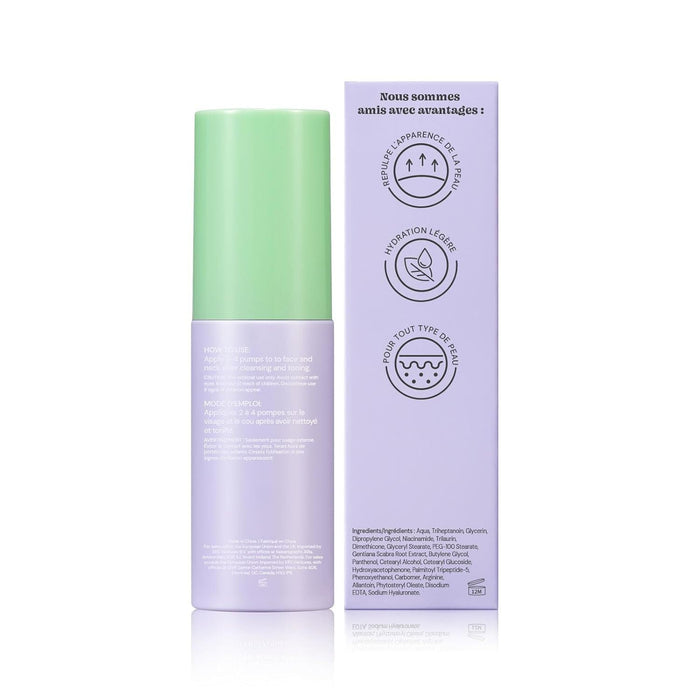 Glossmetics Suero facial esmaltado con péptido para mujeres, hidratante, tensado de poros - Quierox - Tienda Online