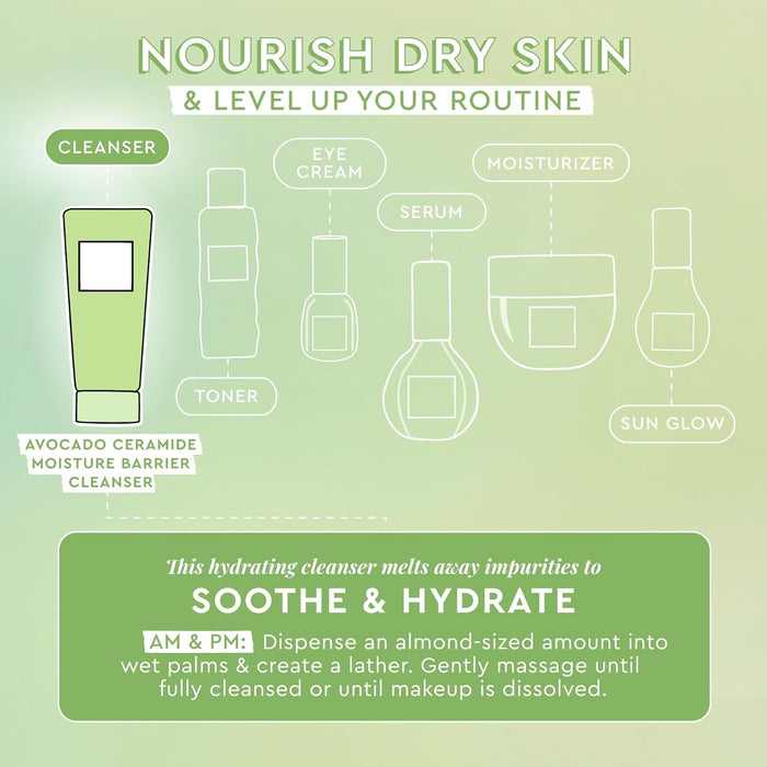 Glow Recipe Limpiador facial con barrera de humedad y ceramida de aguacate - Quierox - Tienda Online