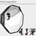GODOX 32"/ 80cm paraguas octágono portátil softbox reflector para estudio fotografía flash Speedlite - Quierox - Tienda Online