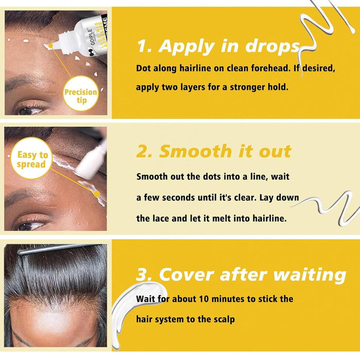 Goiple Pegamento para peluca impermeable, 2 onzas líquidas (2.0 fl oz) - Quierox - Tienda Online