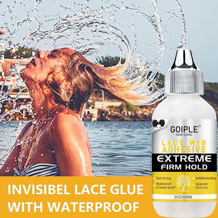 Goiple Pegamento para peluca impermeable, 2 onzas líquidas (2.0 fl oz) - Quierox - Tienda Online
