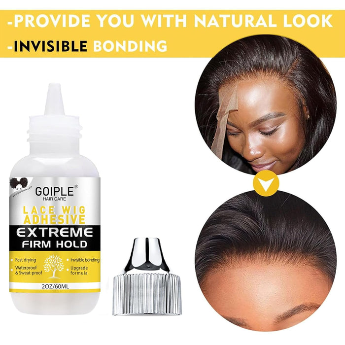 Goiple Pegamento para peluca impermeable, 2 onzas líquidas (2.0 fl oz) - Quierox - Tienda Online