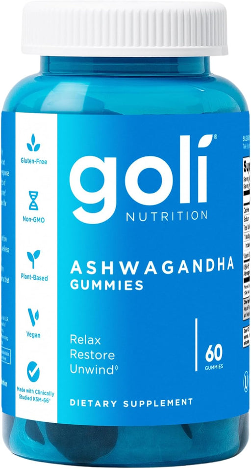 Goli® Ashwagandha & Vitamina D Gummy – 60 unidades – Relájate. Restore. Desenrollar. - Quierox - Tienda Online