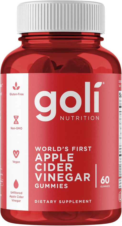Goli Vitaminas en gomitas de vinagre de sidra de manzana, 60 unidades - Quierox - Tienda Online