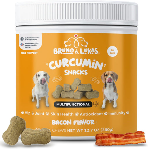 Golosinas de cúrcuma para perros – Da suplemento de salud de cadera y articulaciones para aliviar el dolor - Quierox - Tienda Online