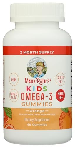 Gomitas Omega - 3 MaryRuth's para niños, para mayores de 2 años,60 gomitas - Quierox - Tienda Online