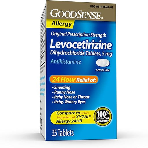 Good Sense - Tabletas de dihidrocloruro de levocetirizina, antihistamínico, 5 mg - Quierox - Tienda Online